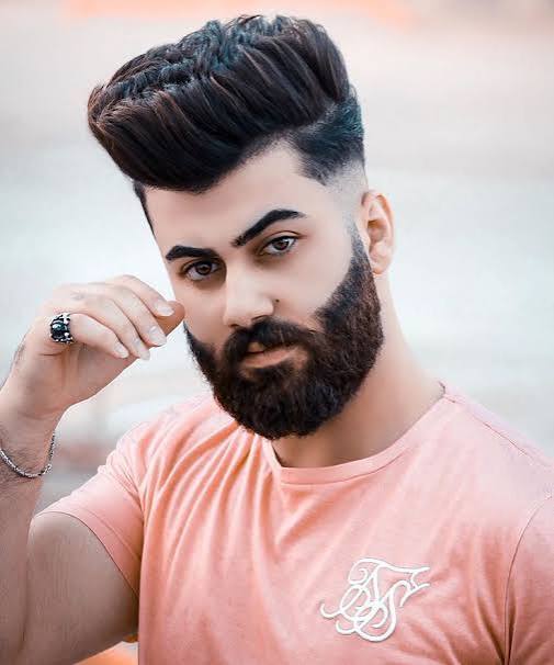 Hair Cut with Beard Style